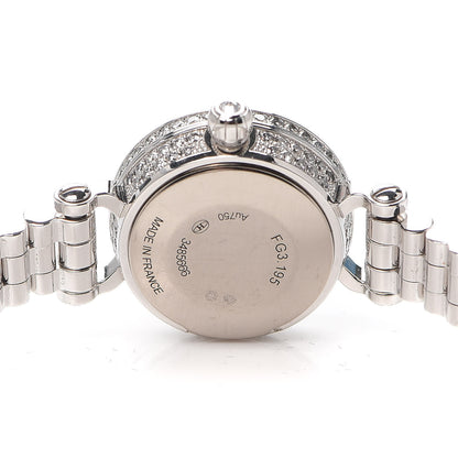 Hermes 18K White Gold Diamond 16mm Faubourg Joaillerie Quartz Watch 4 of 6