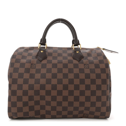 Louis Vuitton Damier Ebene Speedy 30 1 of 12