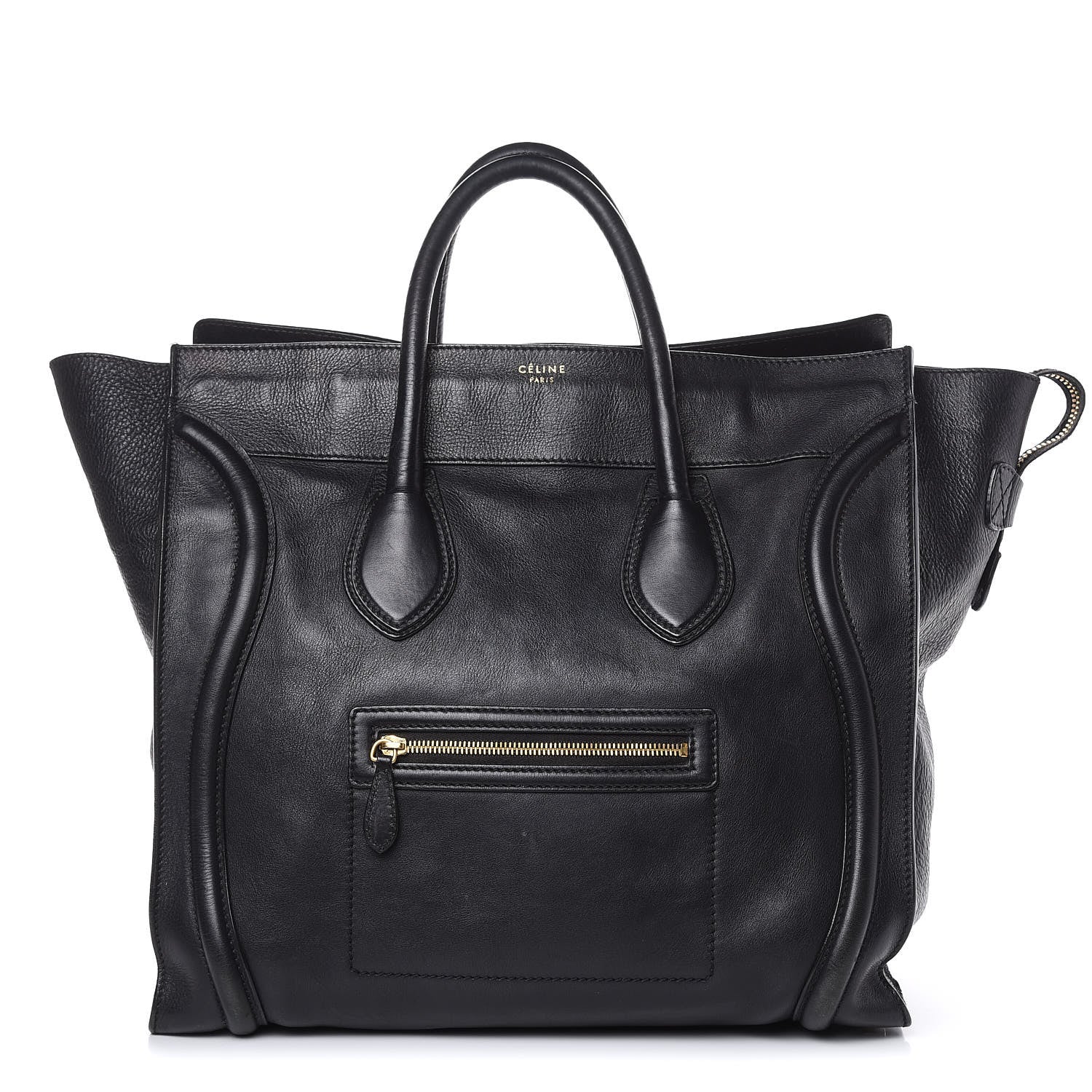Celine Grained Calfskin Medium Luggage Black 1 of 16