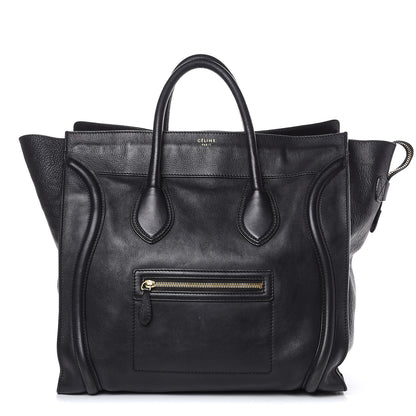 Celine Grained Calfskin Medium Luggage Black 1 of 16