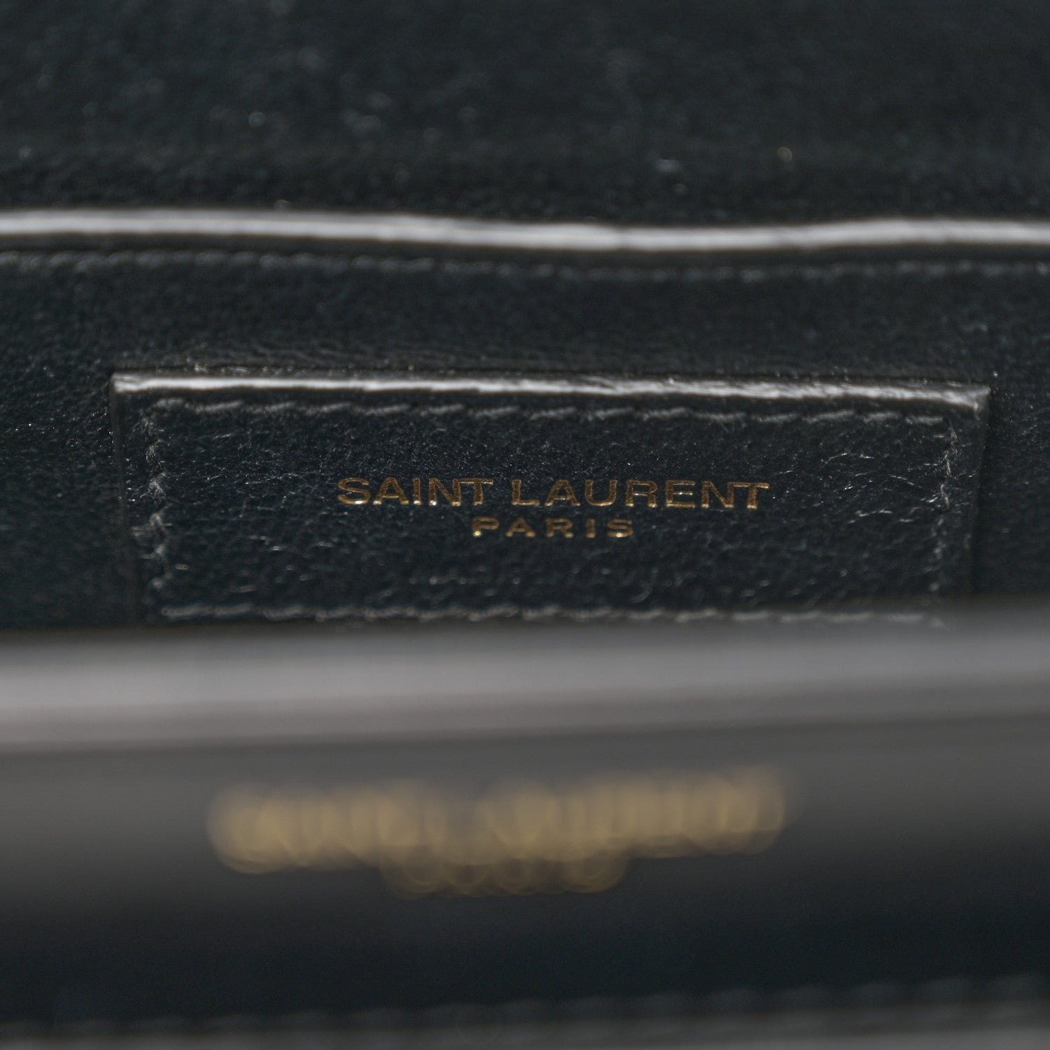 Saint Laurent Box Calfskin Monogram Medium Solferino Satchel Black 6 of 13