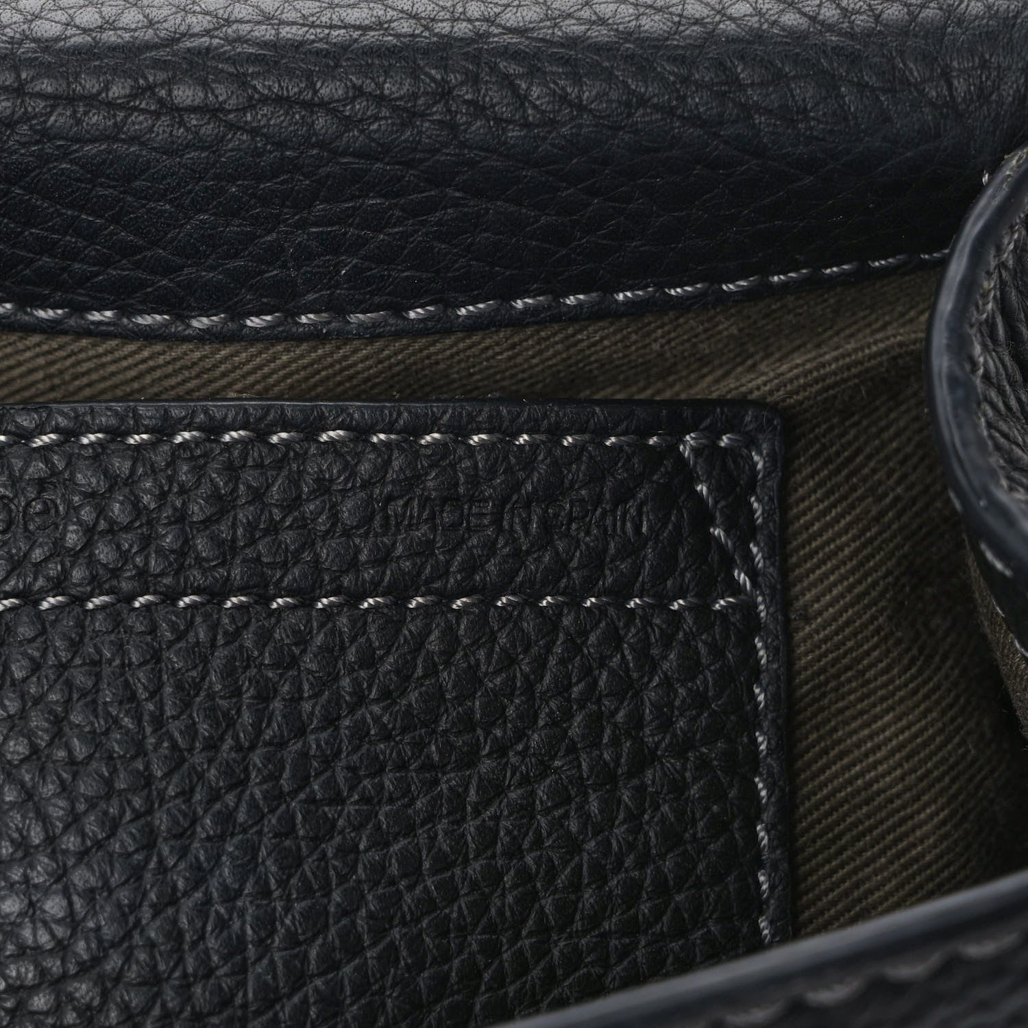 Chloe Calfskin Nano Marcie Saddle Bag Black 7 of 10