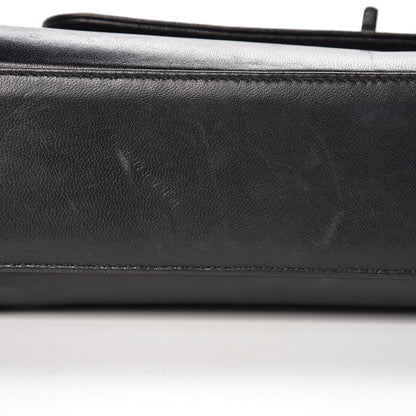 Chanel Lambskin Mademoiselle Accordion Flap Black 16 of 17