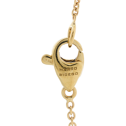 Marco Bicego 18K Yellow Gold Multi Gemstone Paradise Station Necklace 4 of 5