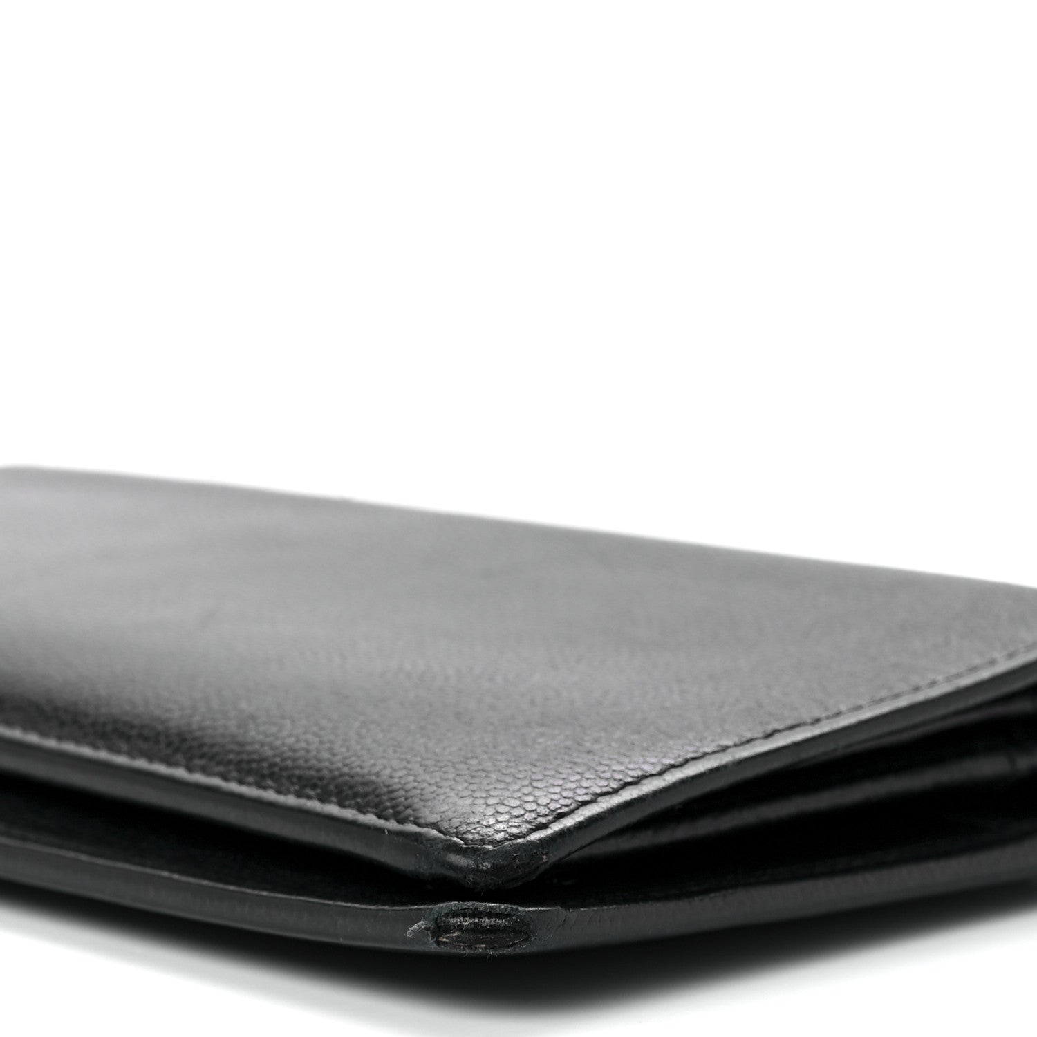 Chanel Caviar Sevruga Yen Wallet Black 13 of 13