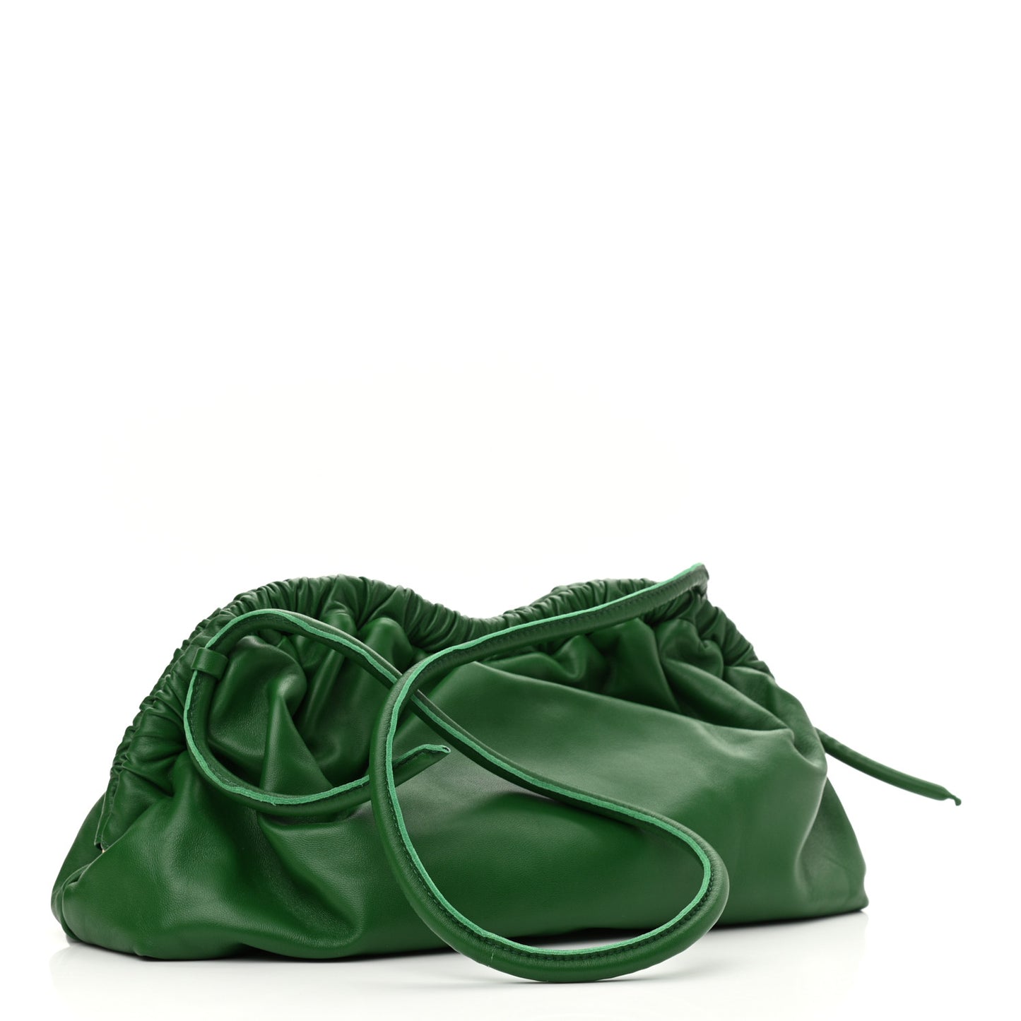 Lambskin Cloud Clutch Leaf