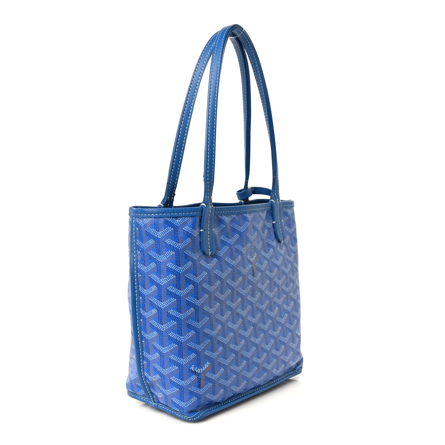 Goyard Goyardine Reversible Mini Anjou Sky Blue 5 of 20