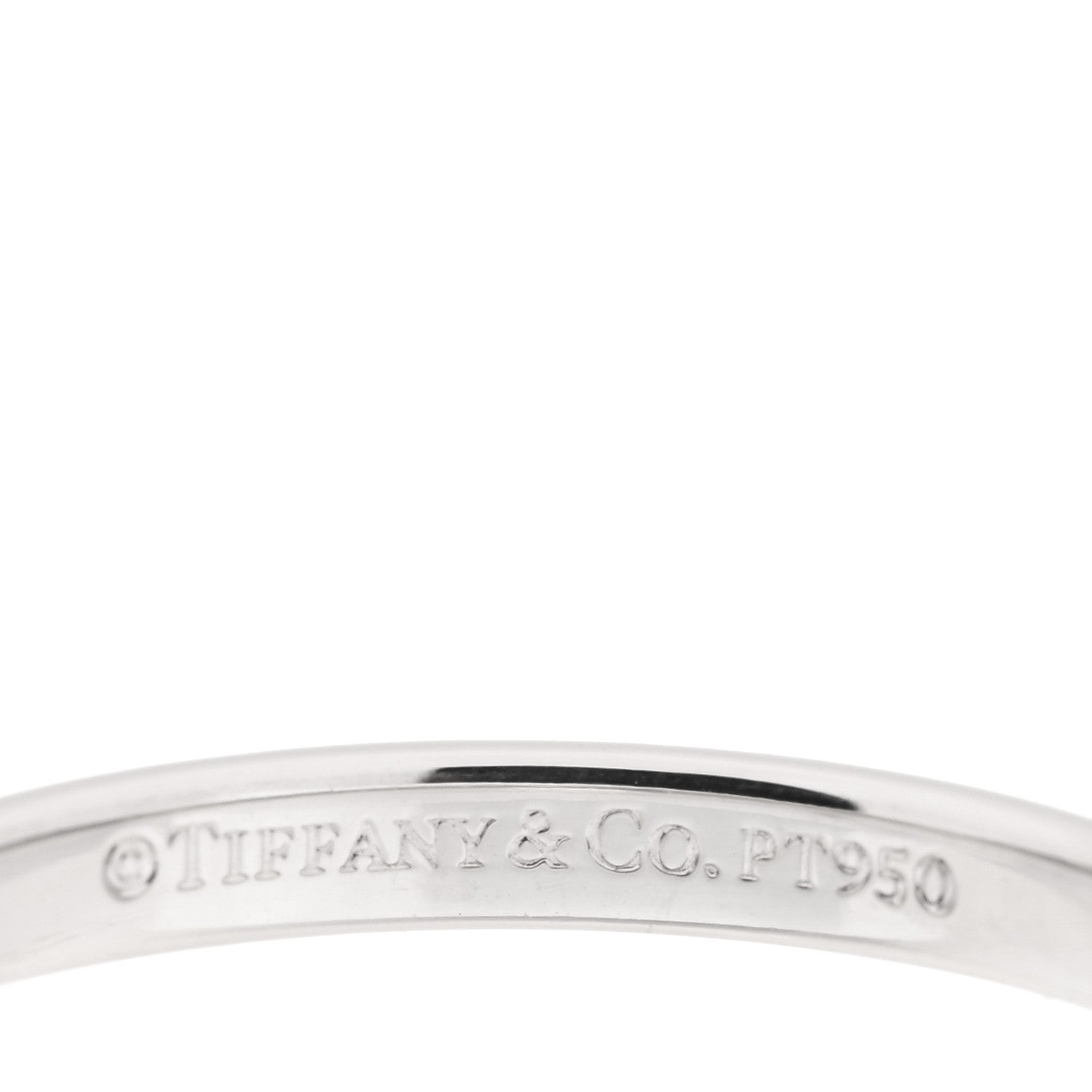 Tiffany Platinum 2mm Classic Wedding Band Ring 49 4.75 4 of 4