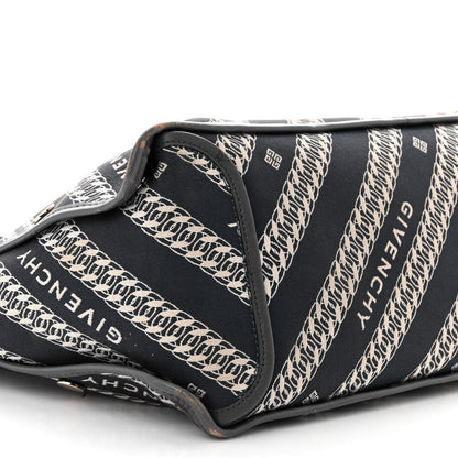 Givenchy Canvas Jacquard Medium Bond Tote Oil Blue 10 of 18
