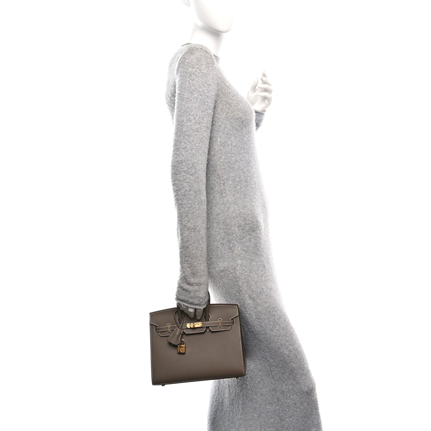 Epsom Birkin Sellier 25 Etoupe