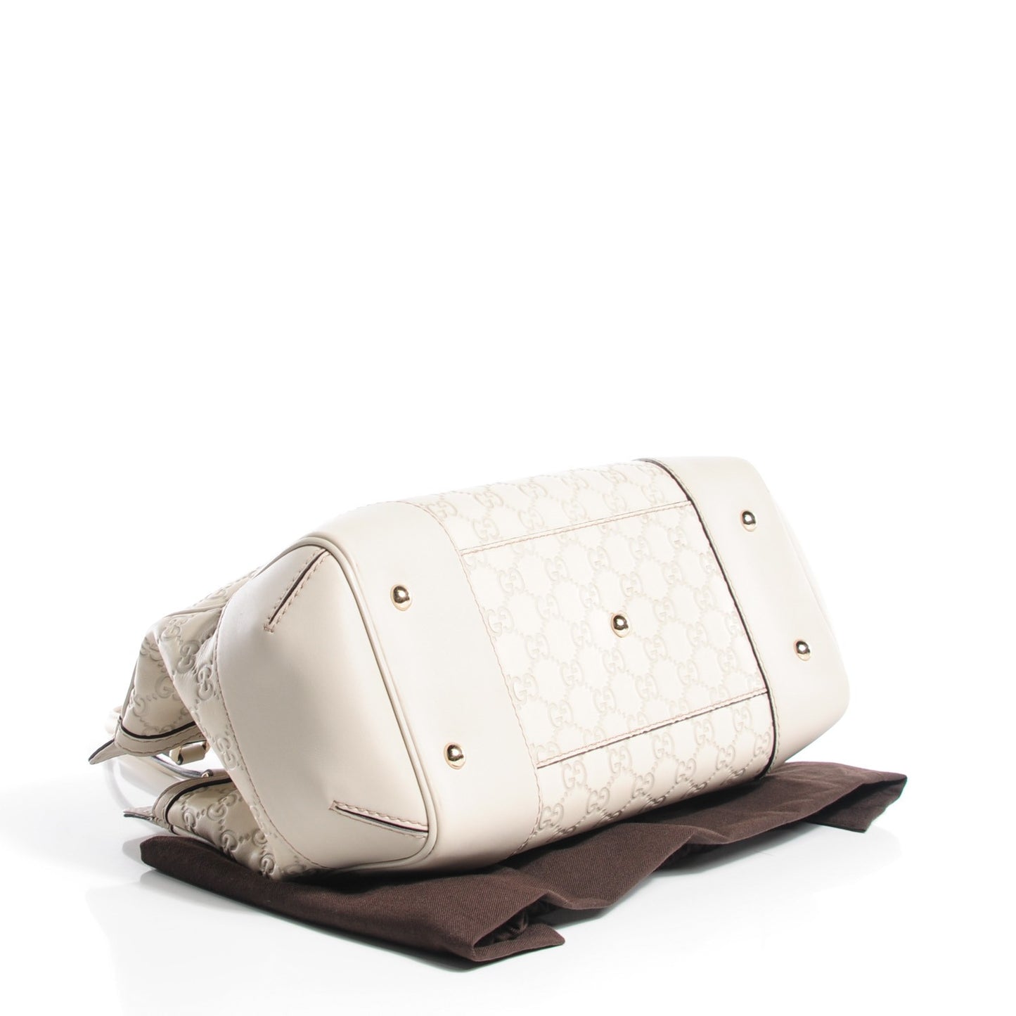 Guccissima Medium Mayfair Tote Off White