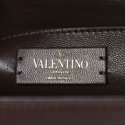 Valentino Garavani Toile Iconographe Goatskin Le Grand Deuxieme Shoulder Bag Naturale Black Fondant 6 of 9