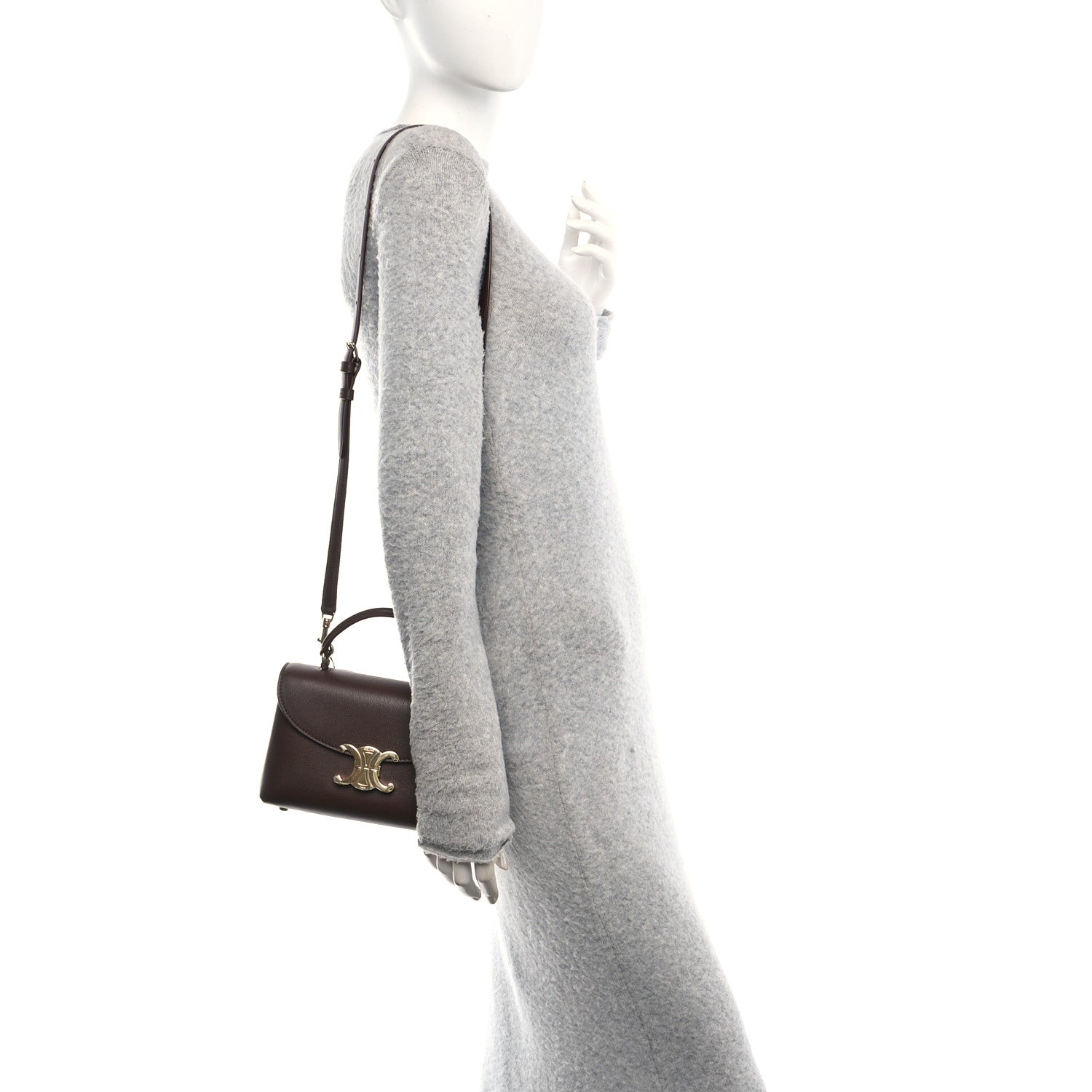 Celine Supple Grained Calfskin Teen Nino Chestnut 2 of 9