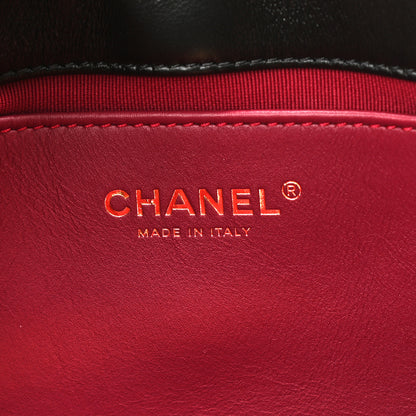Chanel Lambskin Quilted Small Chain Hobo Black 6 of 9