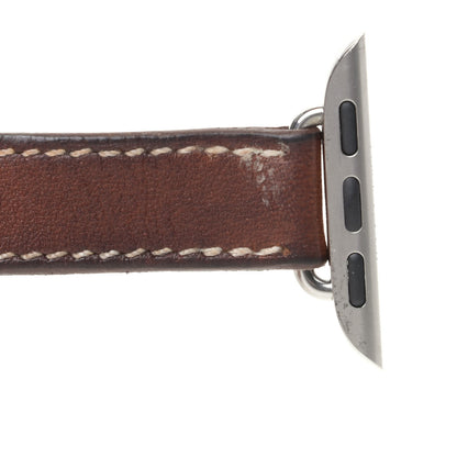 Hermes Barenia 38mm Double Tour Apple Watch Strap Fauve 8 of 8