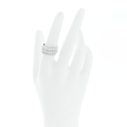 Parker & West by FASHIONPHILE 14K White Gold Diamond 1.71ctw Five Row Round Princess Cut Band Ring 54 7 2 of 9