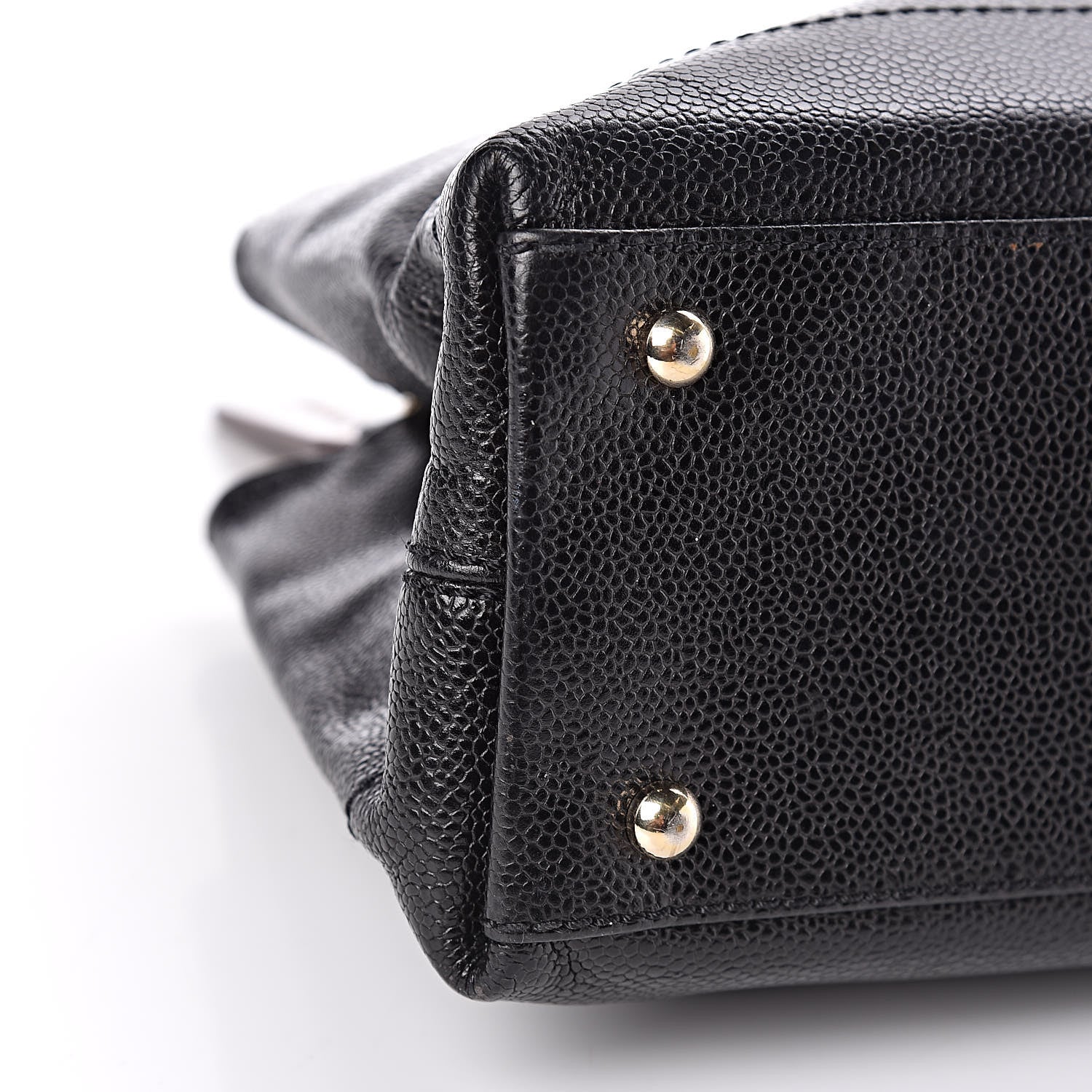Chanel Caviar CC Shoulder Bag Black 9 of 10