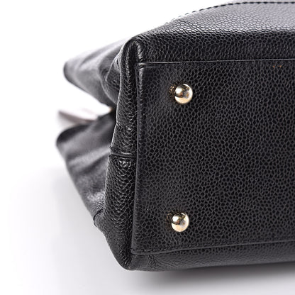 Chanel Caviar CC Shoulder Bag Black 9 of 10