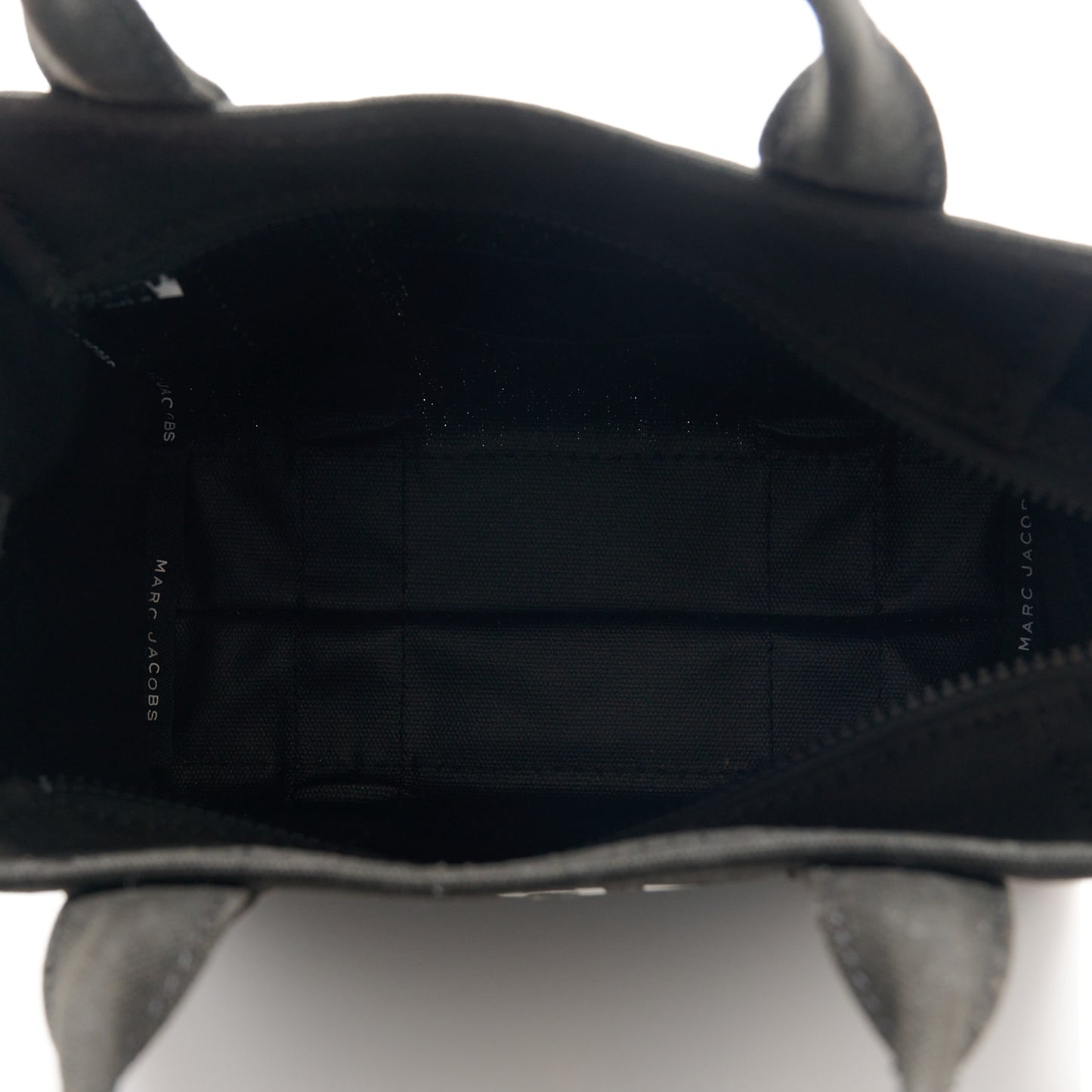 Cotton Canvas Small The Traveler Tote Bag Black