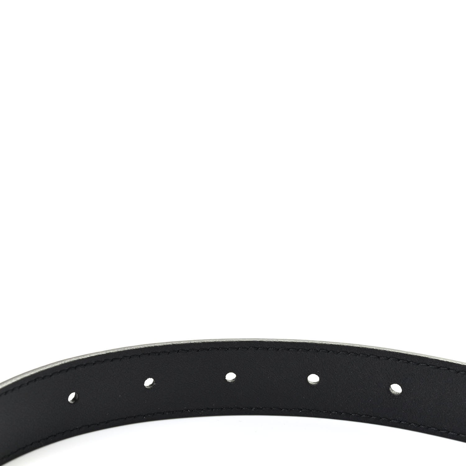 Gucci Moon Calfskin Torchon Double G 25mm Belt 100 40 Black 4 of 5