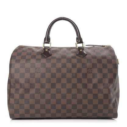 Louis Vuitton Damier Ebene Speedy 35 1 of 20