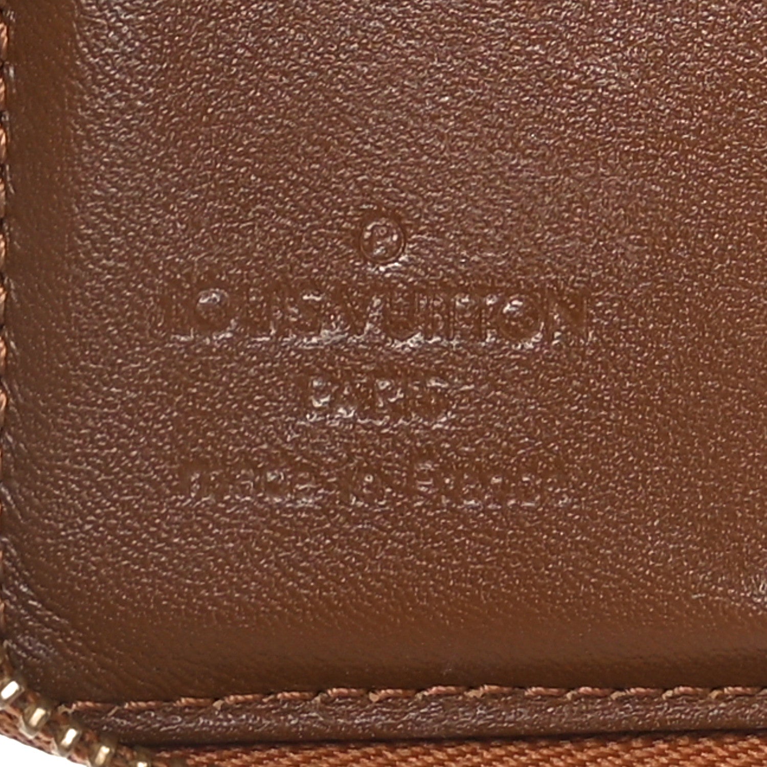 Louis Vuitton Vernis Broome Zip Wallet Bronze 6 of 7