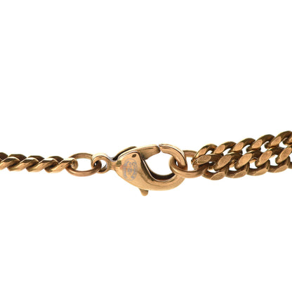 Chanel Crystal CC Necklace Gold 5 of 6