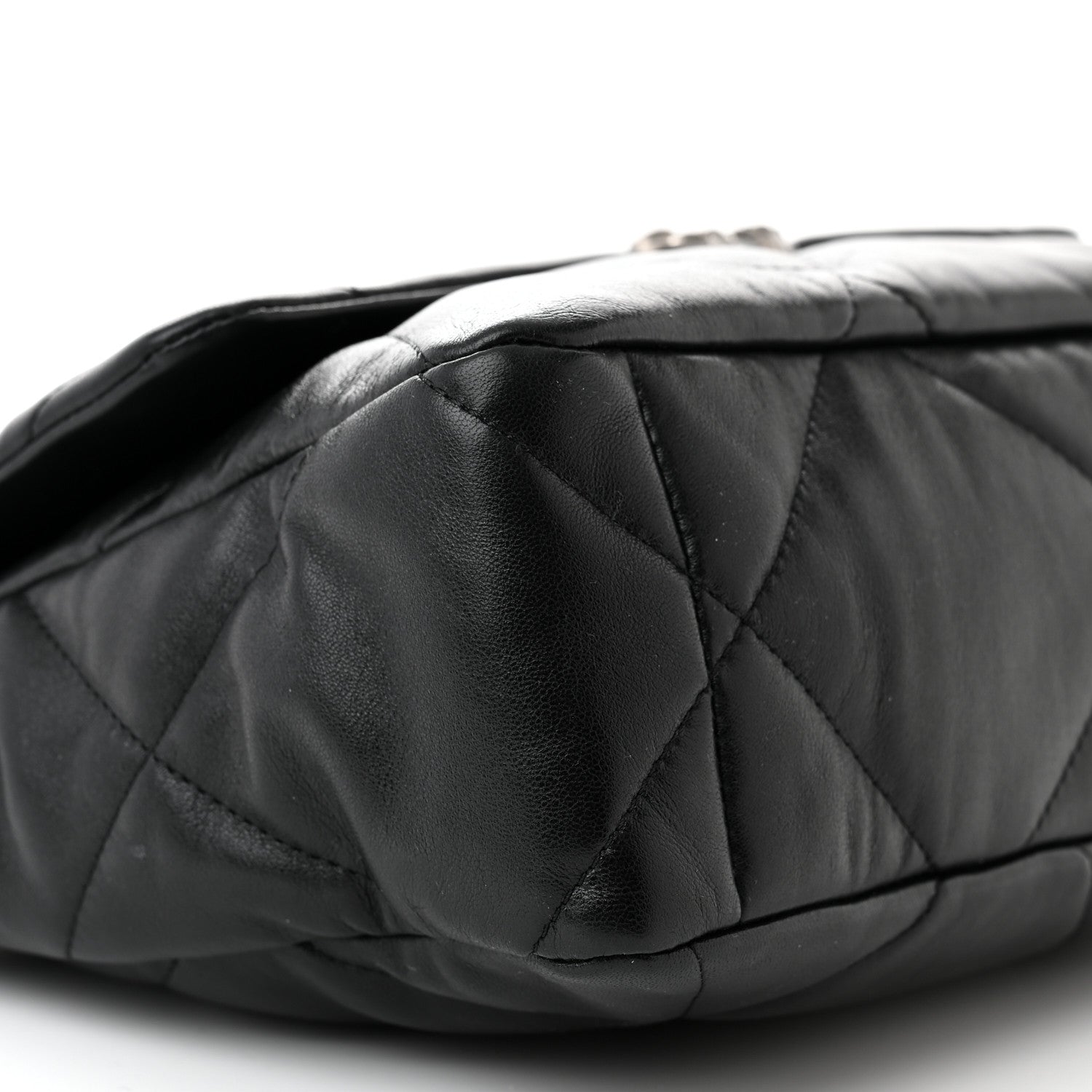 Chanel Lambskin Quilted Large Chanel 19 Flap Black 9 of 11