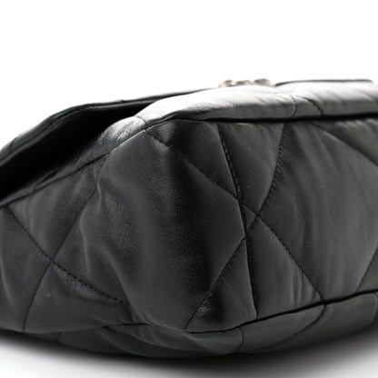 Chanel Lambskin Quilted Large Chanel 19 Flap Black 9 of 11