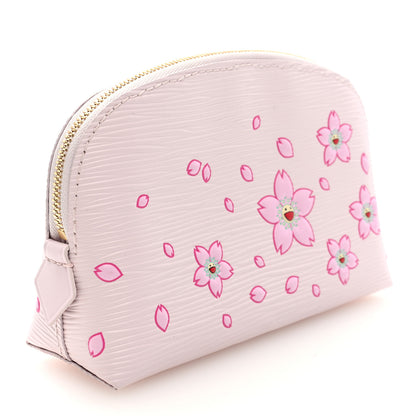 Louis Vuitton LV X TM Epi Cherry Blossom Cosmetic Pouch Pink 6 of 12