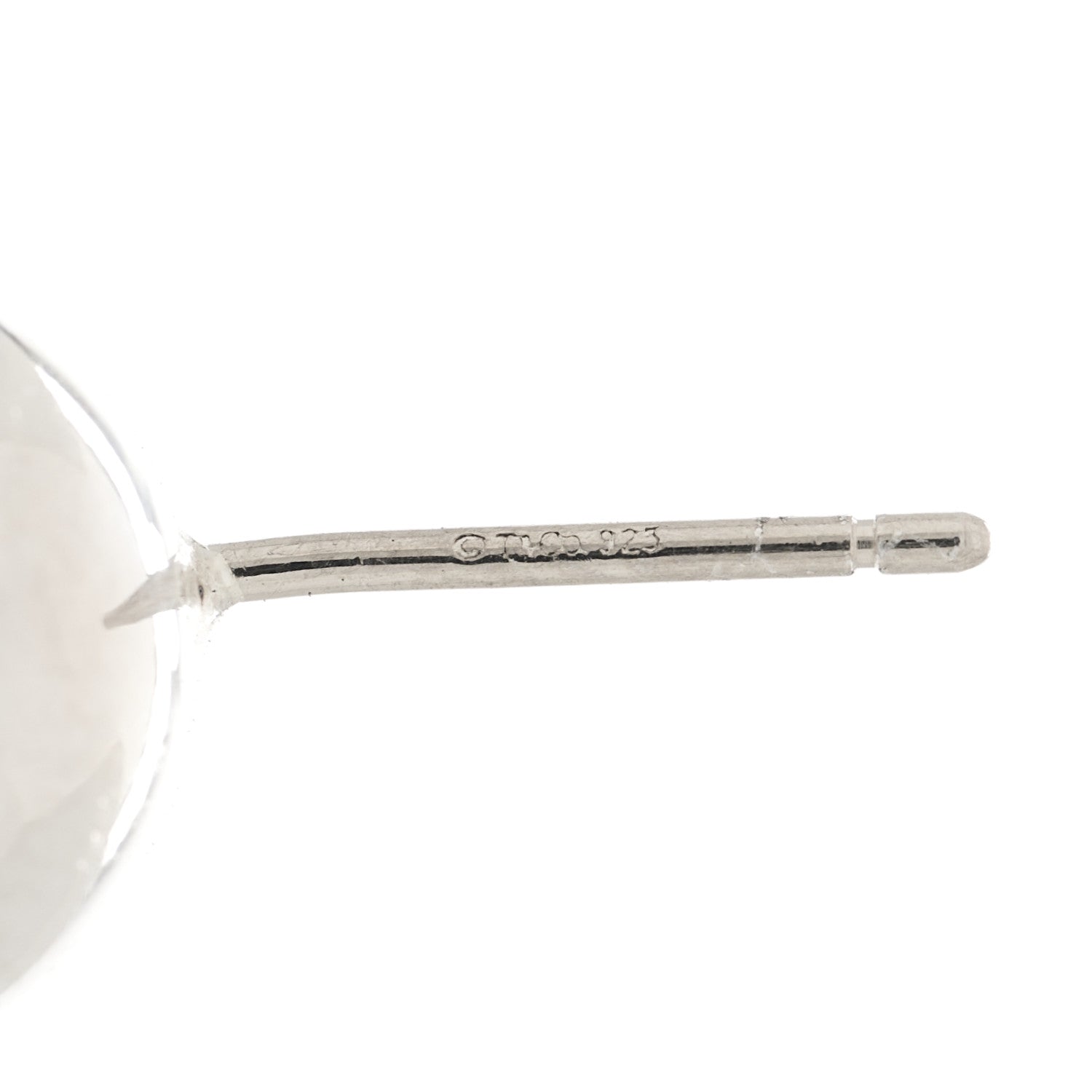 Tiffany Sterling Silver 8mm HardWear Ball Earrings 4 of 4