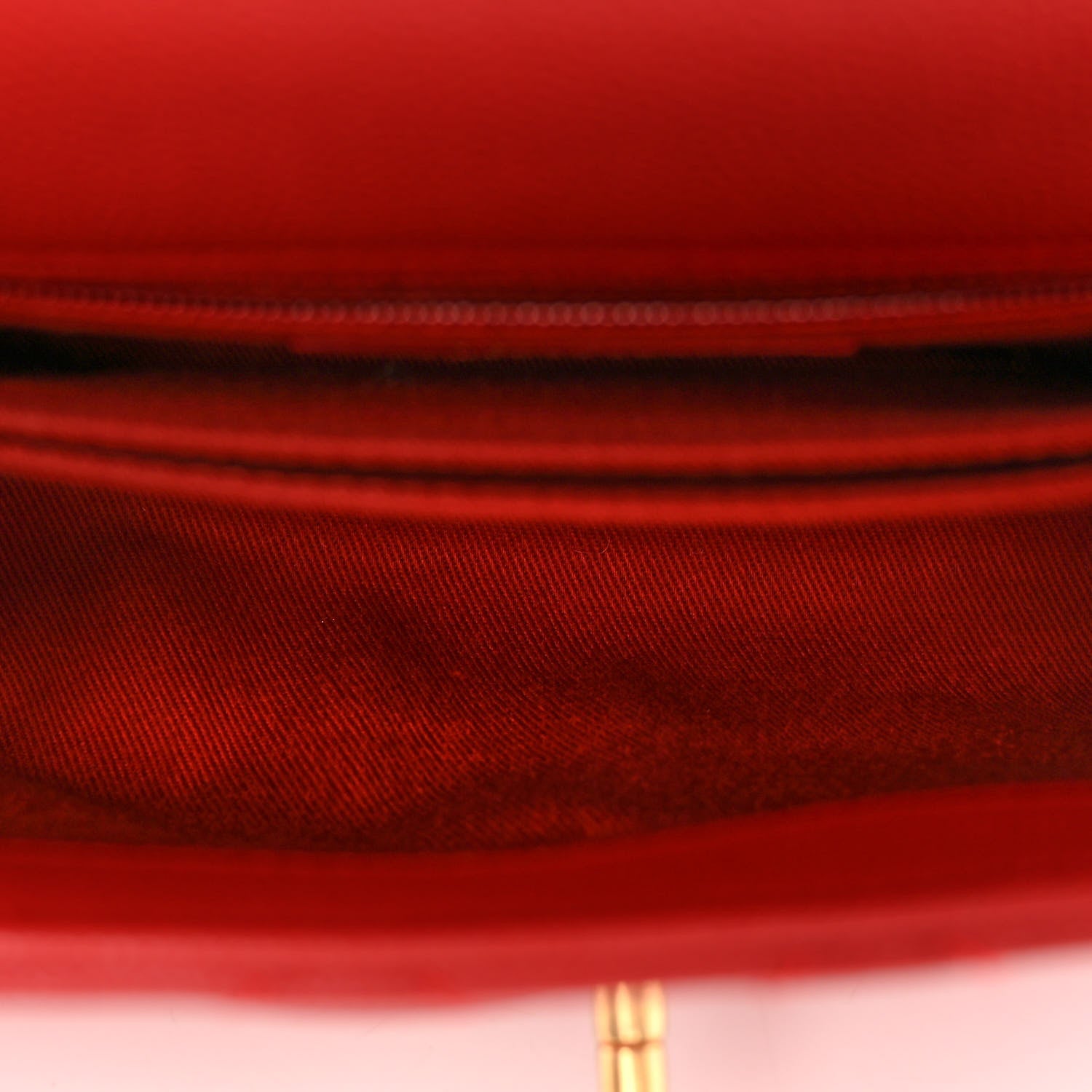 Chanel Caviar Quilted Mini Coco Handle Flap Red 5 of 10