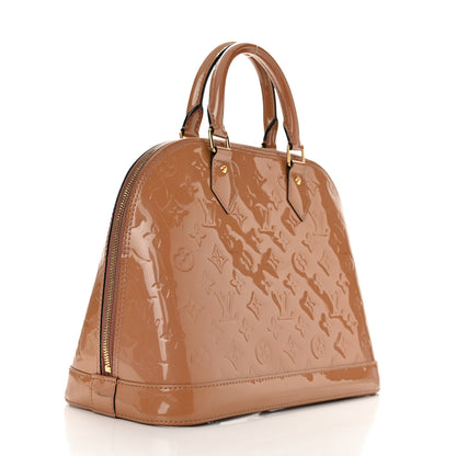 Louis Vuitton Vernis Alma PM Rose Velours 3 of 12