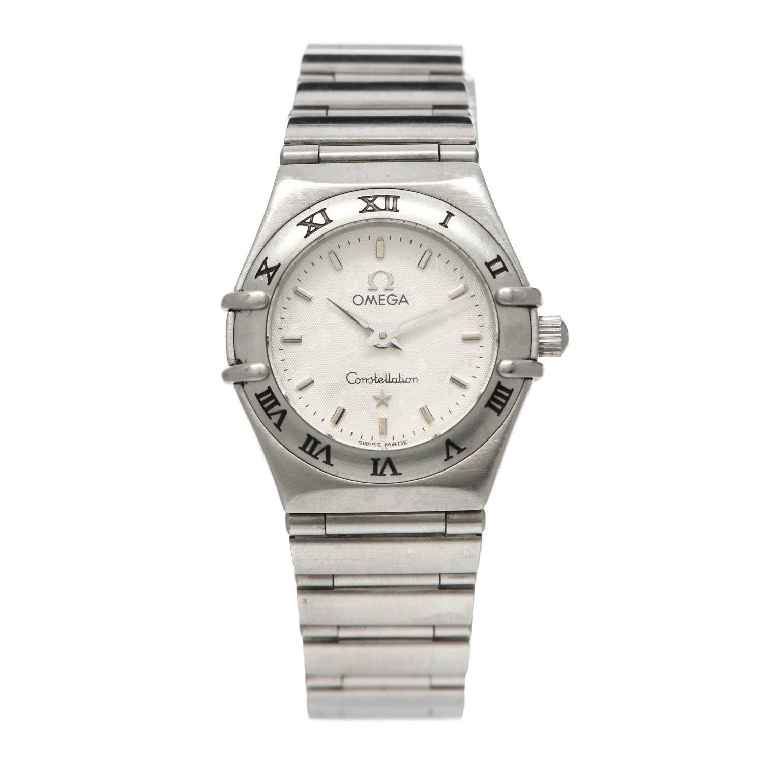 Omega Stainless Steel 22mm Constellation Quartz Watch White 1562.30 1 of 5
