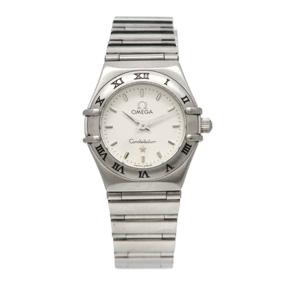 Omega Stainless Steel 22mm Constellation Quartz Watch White 1562.30 1 of 5