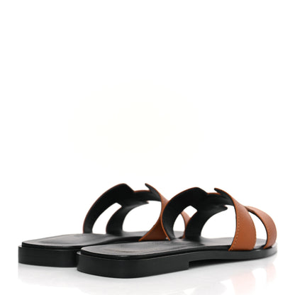 Hermes Epsom Oran Sandals 36.5 Naturel 4 of 9