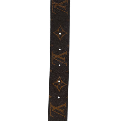 Louis Vuitton Calfskin Monogram 30mm LV Initiales Reversible Belt 80 32 Black 7 of 7
