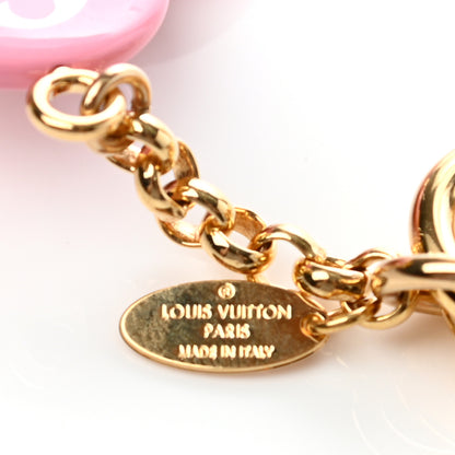 Louis Vuitton Giant Monogram Vivienne Bag Charm Key Holder Rose 4 of 4