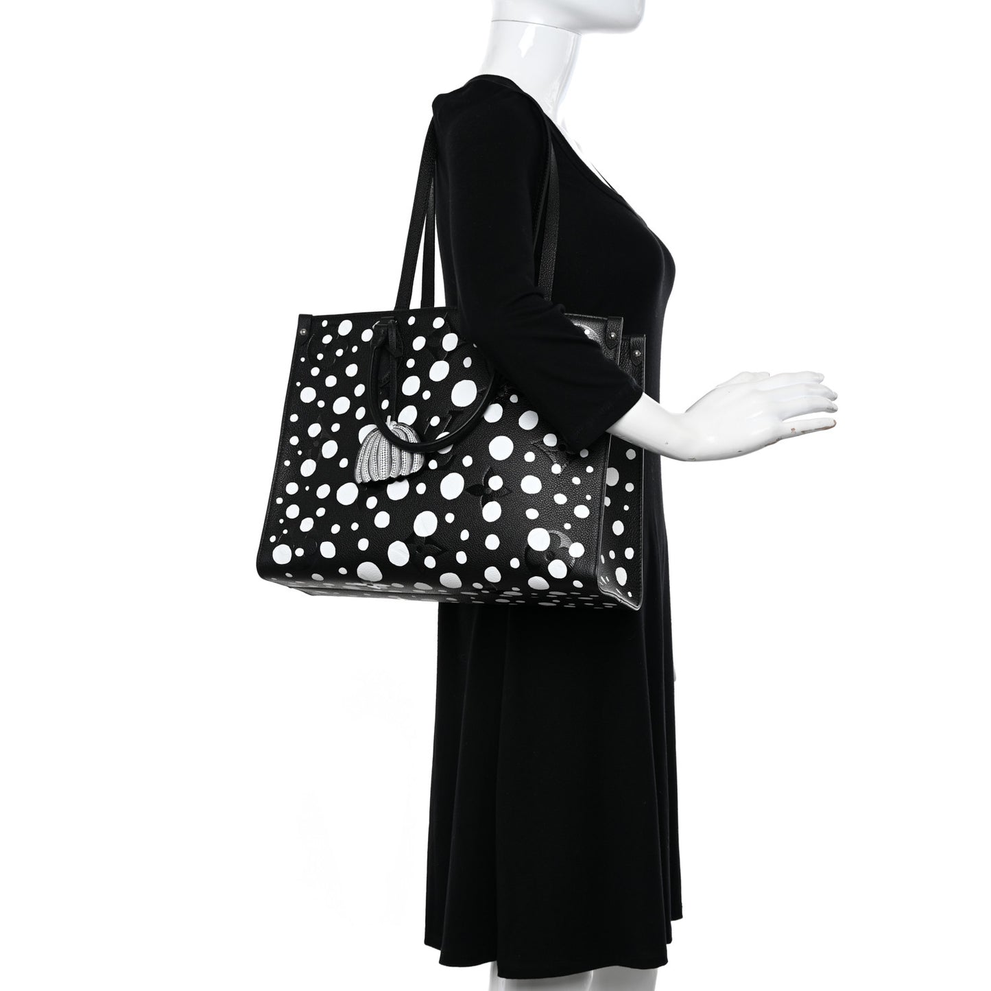 LV X YK Empreinte Monogram Giant Onthego MM Black