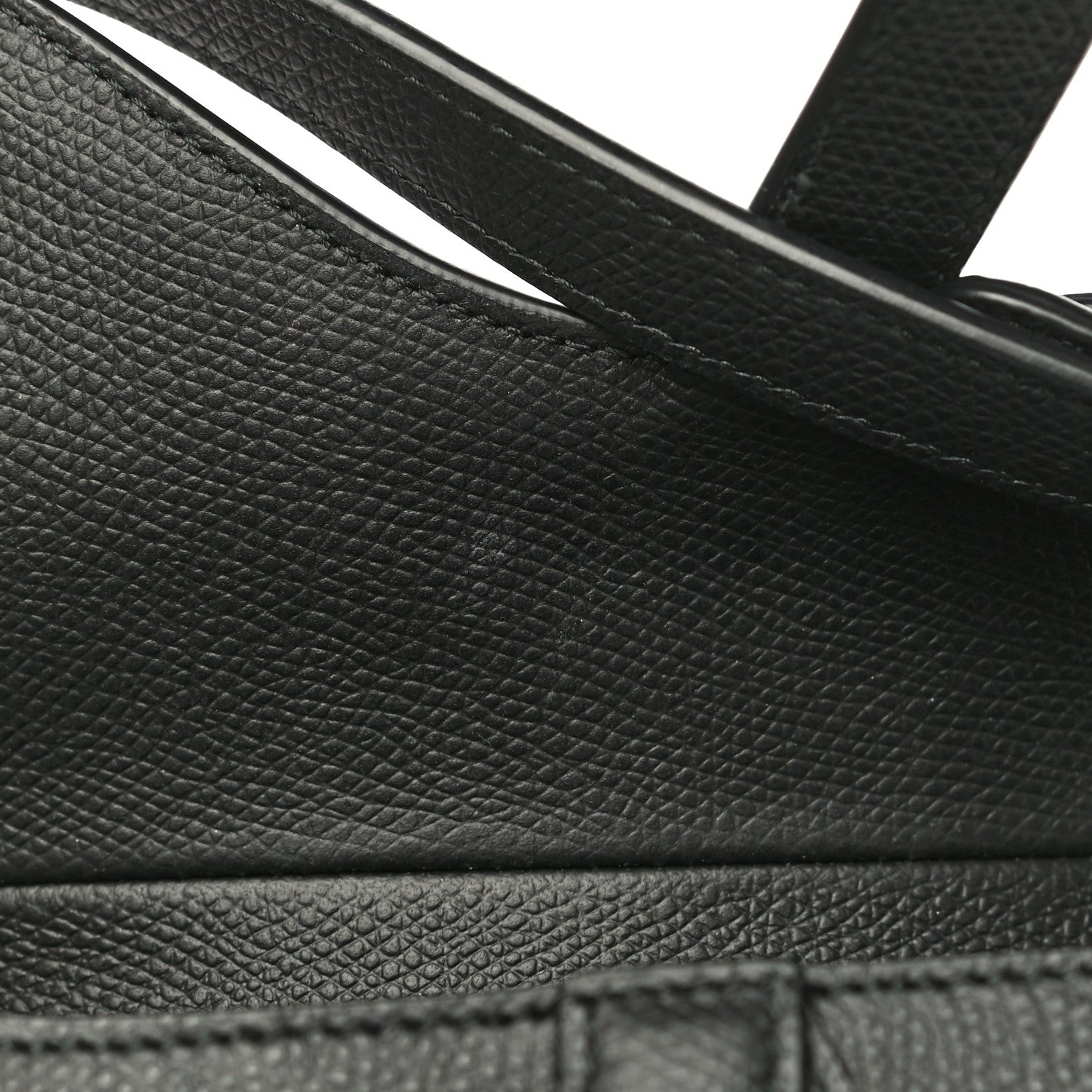 Christian Dior Grained Calfskin Mini Saddle Bag Black 12 of 16