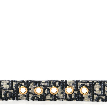 Christian Dior Oblique Diorquake Belt 85 Blue Multi 6 of 6