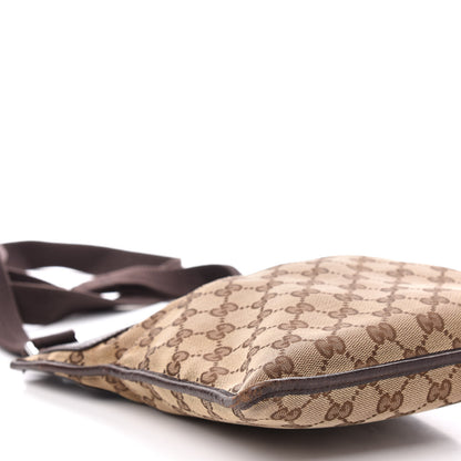 Gucci Monogram Messenger Crossbody Bag Dark Brown 9 of 11