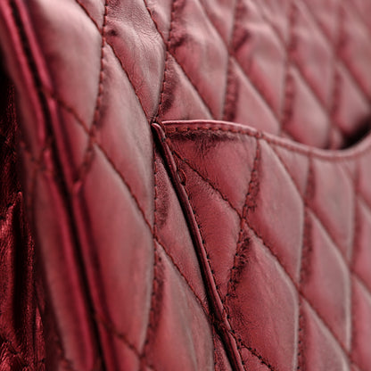 Chanel Metallic Aged Calfskin Quilted 2.55 Reissue 227 Flap Dark Red 17 of 17