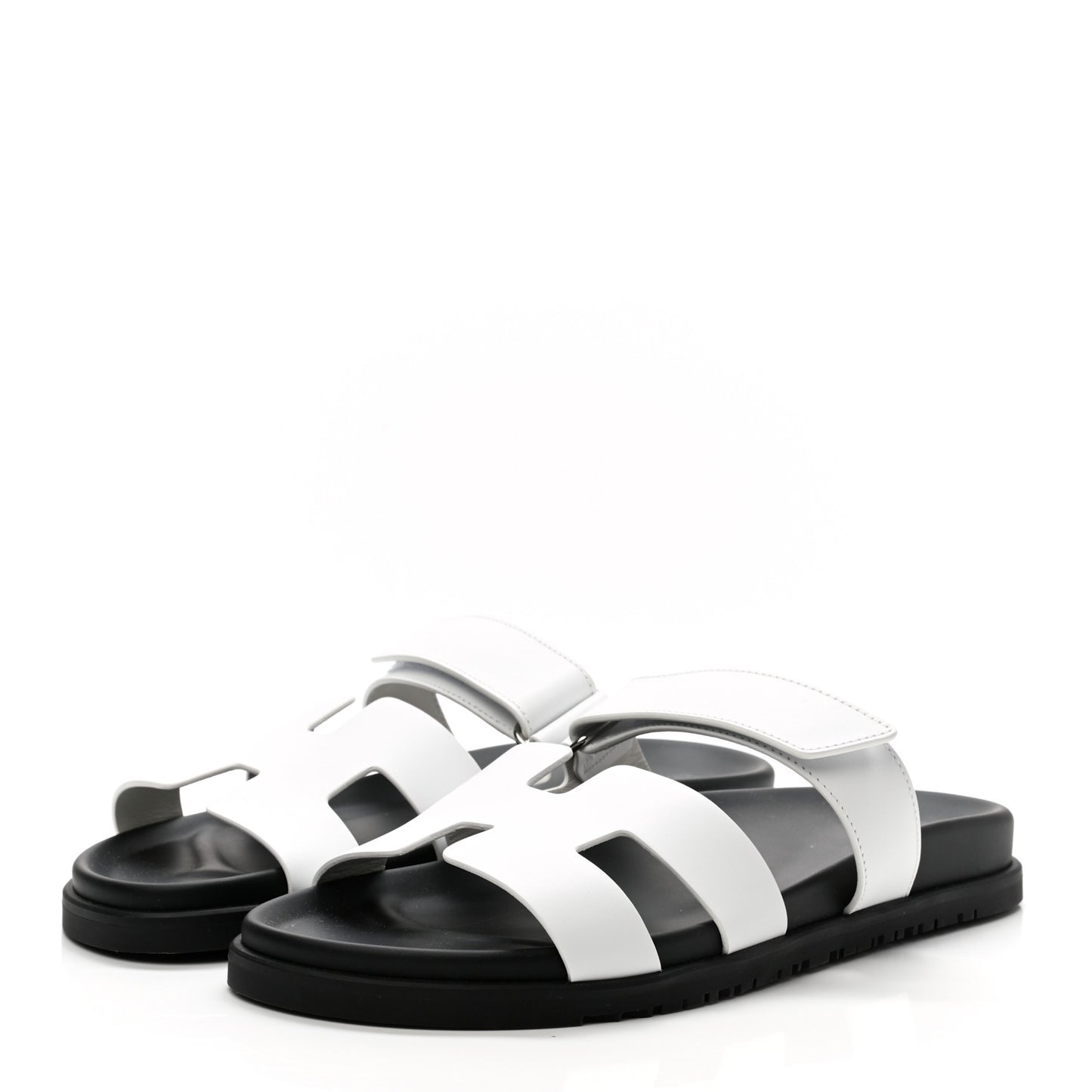 Calfskin Womens Chypre Sandals 41 White