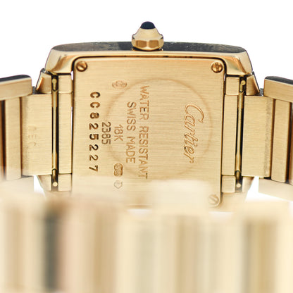 Cartier 18K Yellow Gold 20mm Tank Francaise Quartz Watch 4 of 4