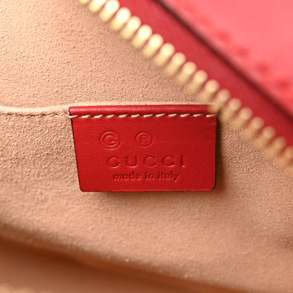 Gucci GG Supreme Monogram Blooms Mini Chain Shoulder Bag Beige Blue Navy Hibiscus Red 6 of 10