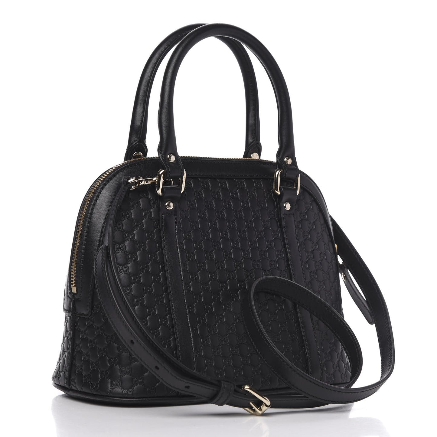 Microguccissima Mini Dome Bag Black