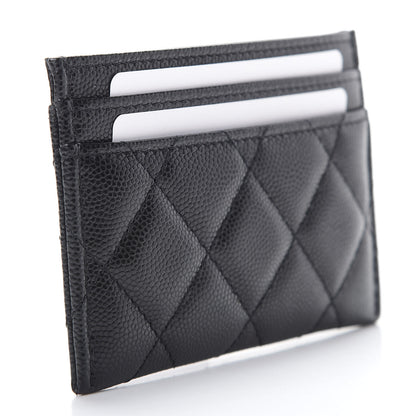 Chanel Caviar Quilted French New Wave Card Holder Black 3 of 9