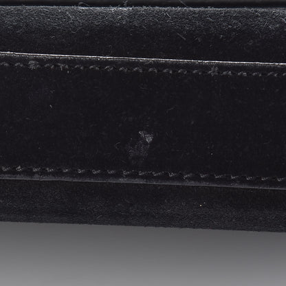 Saint Laurent Velvet Classic Monogram Cassandre Tassel Clutch Black 15 of 17