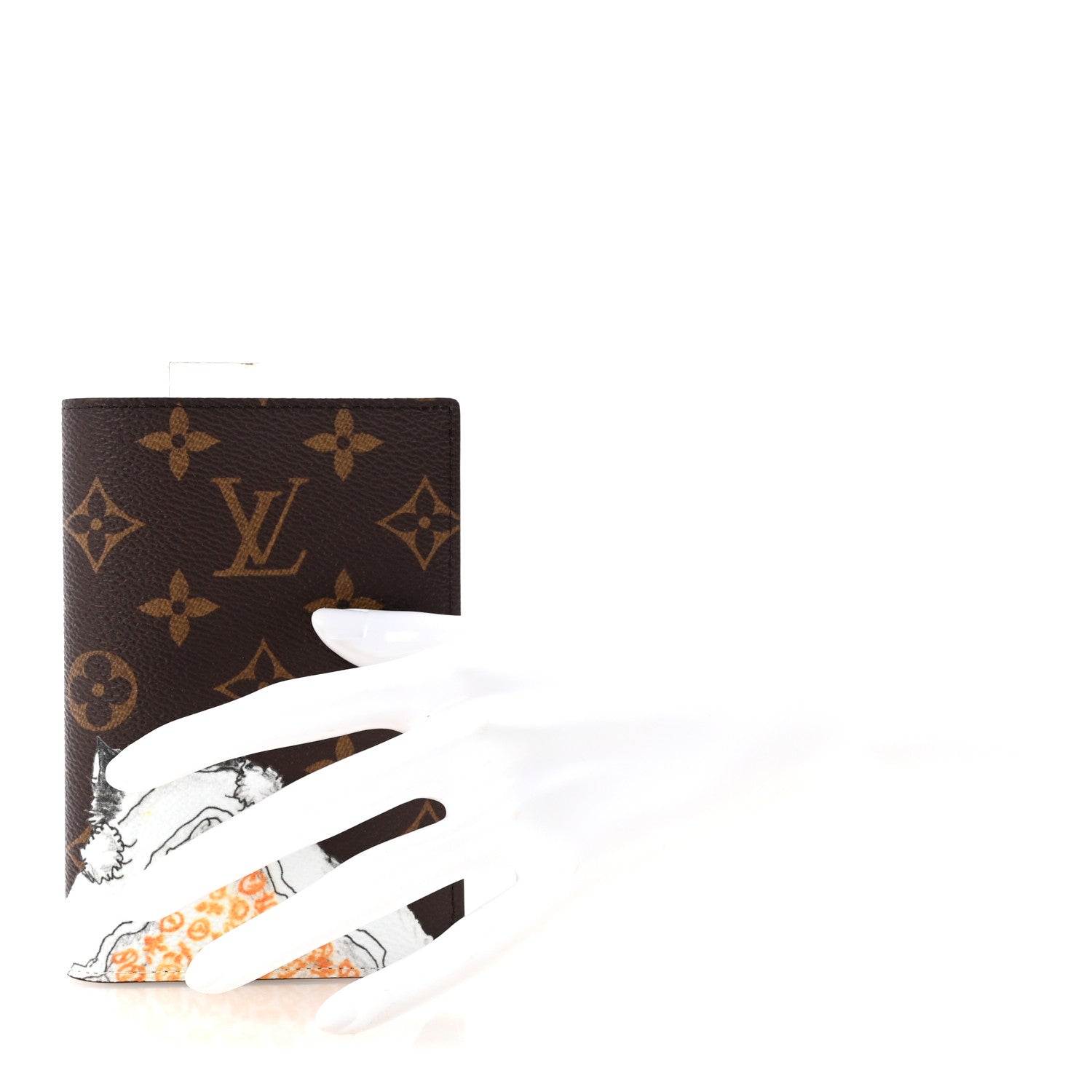 Louis Vuitton Monogram Travels With Grace Coddington Passport Cover 2 of 7